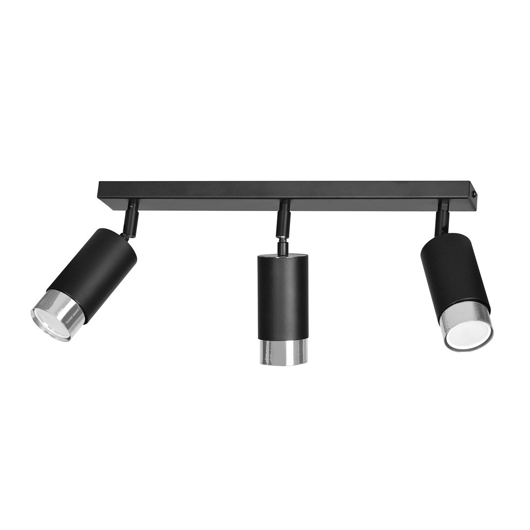 HIRO 3-BL CHROME – Richtbare spotlight in stijlvol chroom voor functionele en sfeervolle verlichting