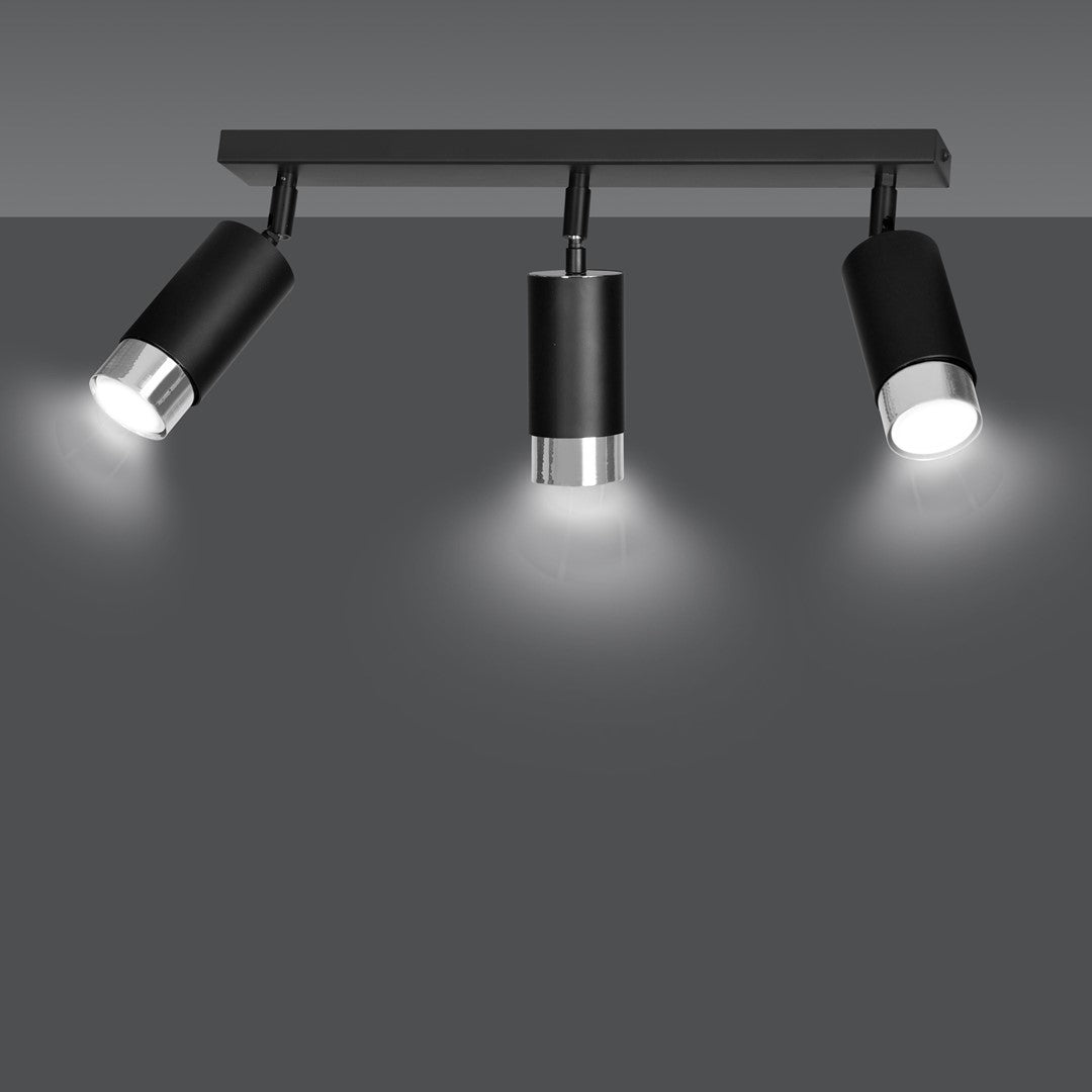 HIRO 3-BL CHROME – Richtbare spotlight in stijlvol chroom voor functionele en sfeervolle verlichting