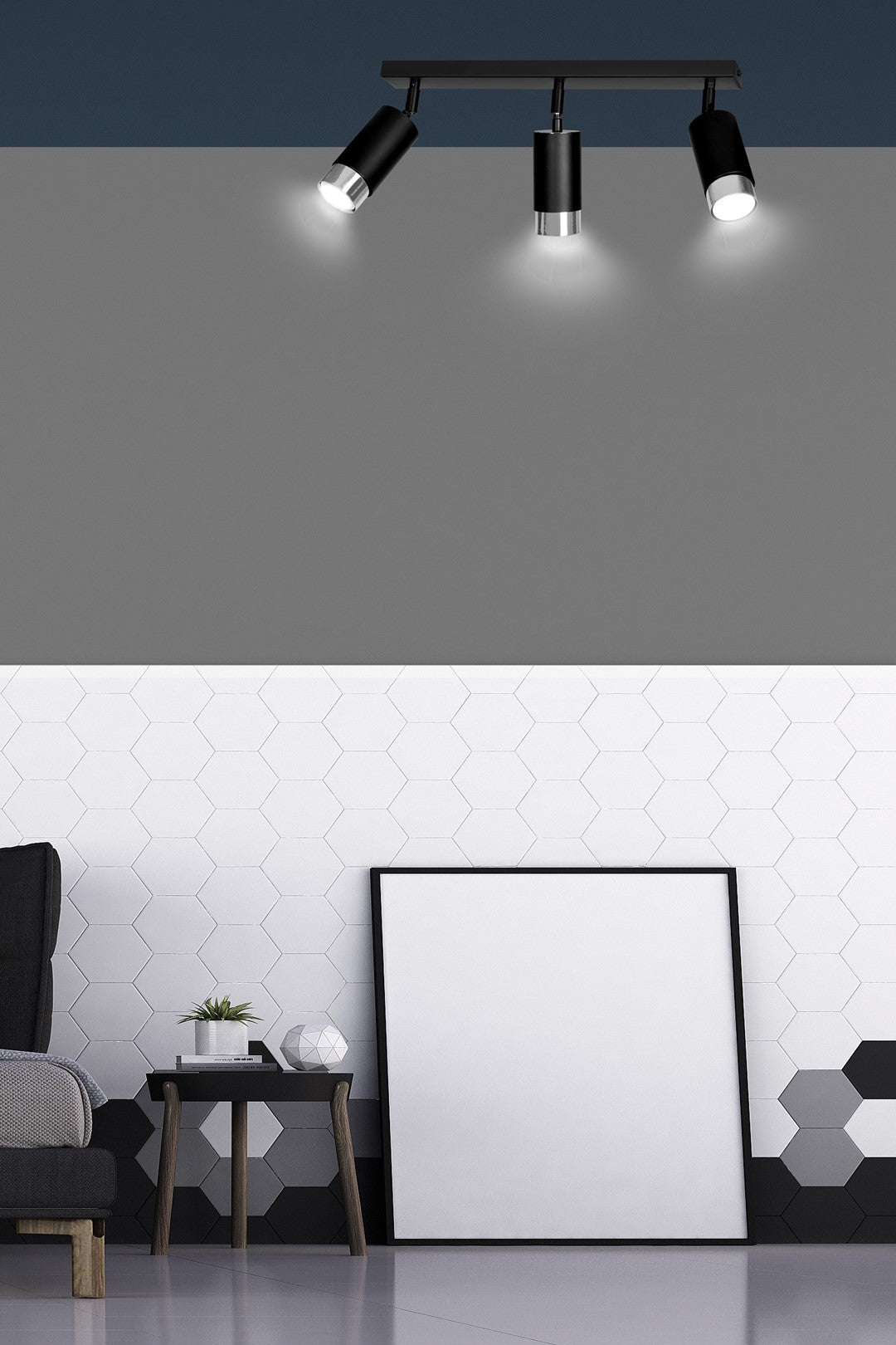 HIRO 3-BL CHROME – Richtbare spotlight in stijlvol chroom voor functionele en sfeervolle verlichting