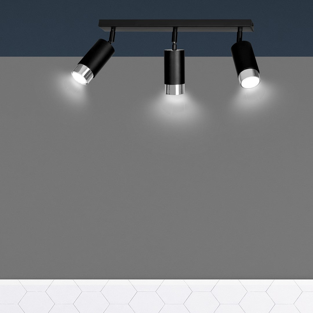 HIRO 3-BL CHROME – Richtbare spotlight in stijlvol chroom voor functionele en sfeervolle verlichting