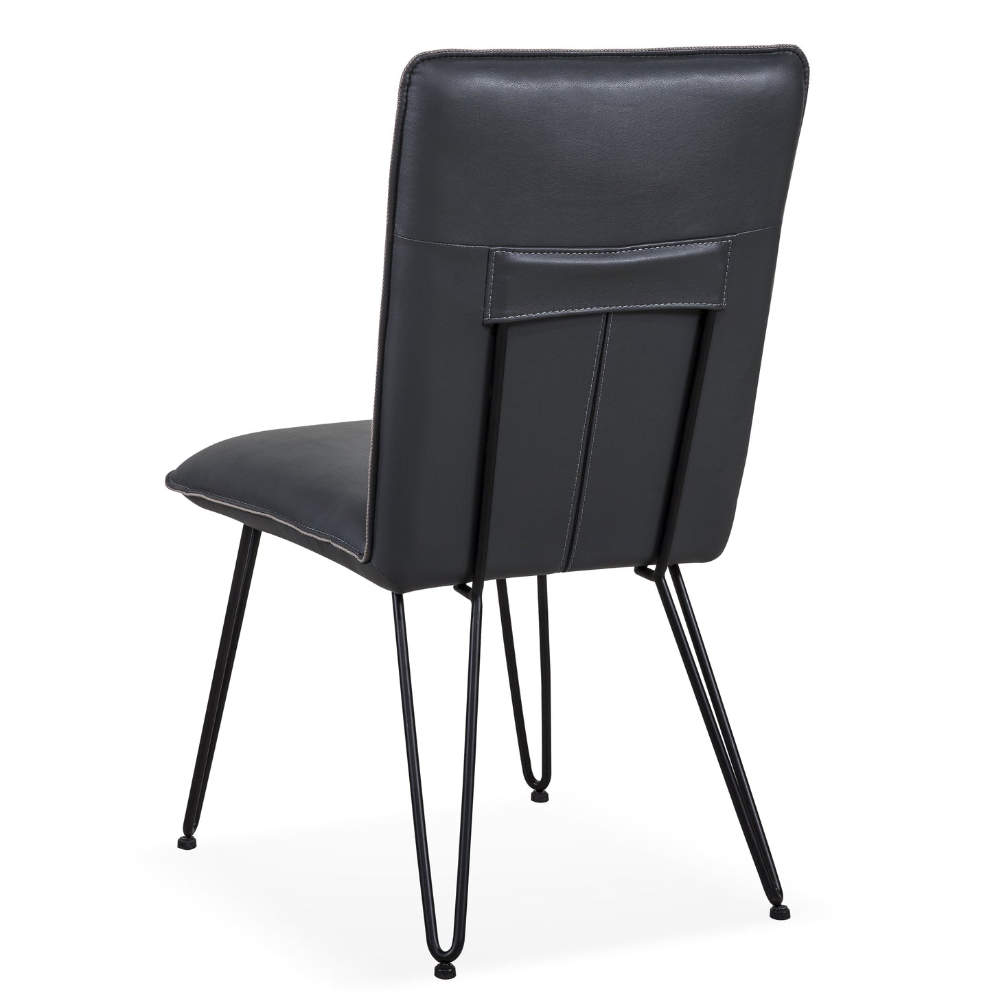 DEMI HAIRPIN LEG MODERN DINING CHAIR IN COBALT (SET OF 2) Eclectisch Design met Comfort – Moderne Eetkamerstoel met Hairpin Poten in Diepblauw