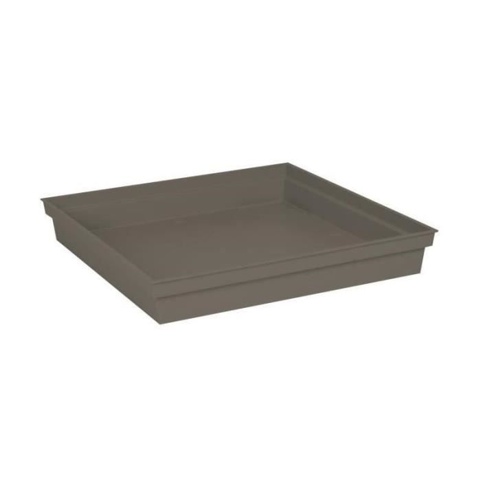 EDA Toscane vierkante schotel – 40 cm – Taupe