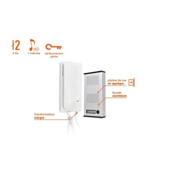 SCS SENTINEL ORION 32068 – Slanke 2-draads audio-intercom voor slimme beveiliging