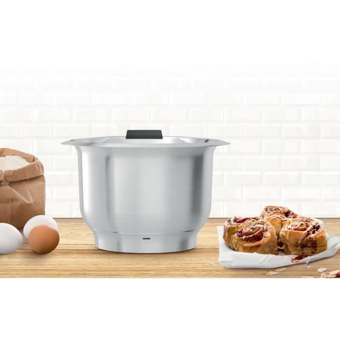 Roestvrij staal komt voor Keukenmachine MUM Serie 2 - BOSCH - MUZS2ER - 3,8 L