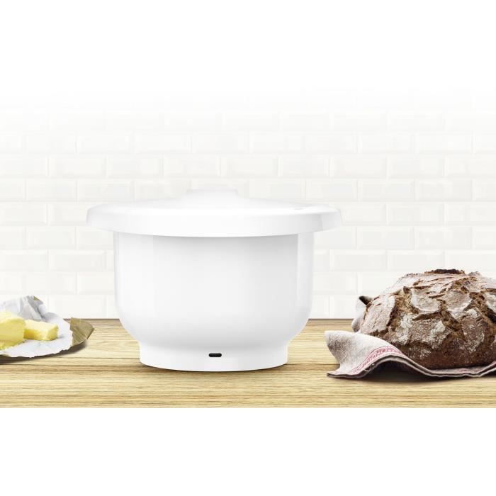 BOSCH MUZS2KR Kunststof Mengkom Accessoire – Ruime 3,8 L kom voor jouw keukenmachine