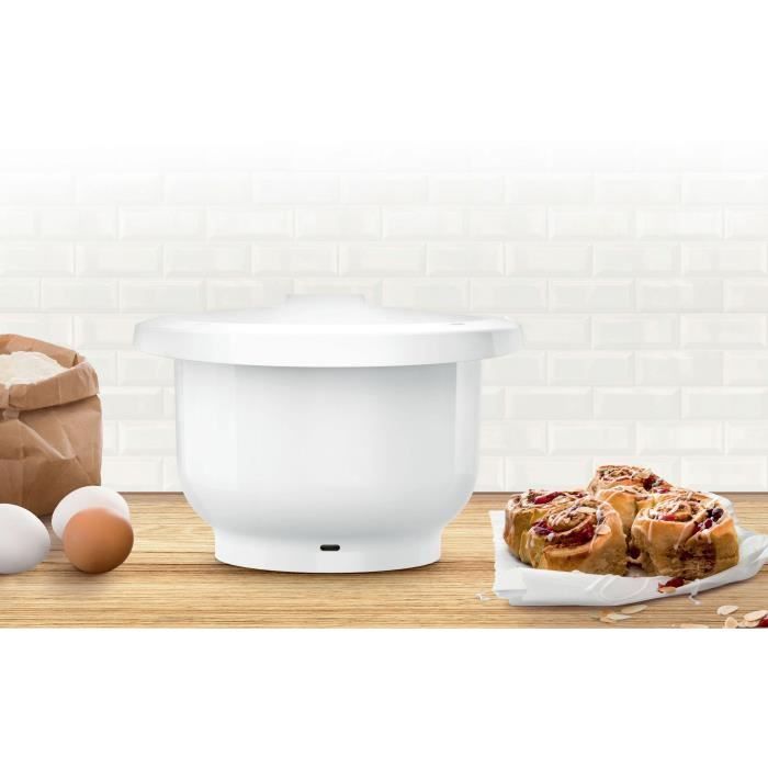 BOSCH MUZS2KR Kunststof Mengkom Accessoire – Ruime 3,8 L kom voor jouw keukenmachine