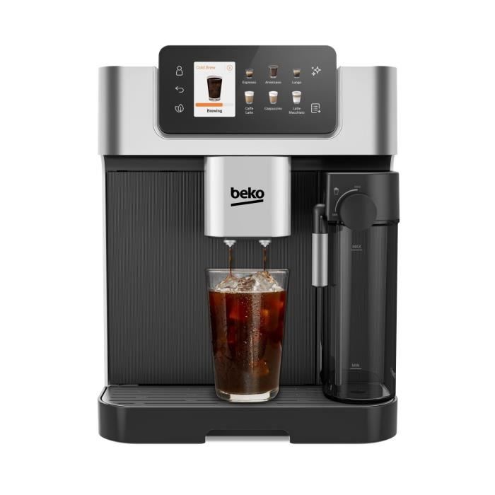 BEKO CEG7348X koffiemachine met bonenmaler – Geniet van verse koffie met één druk op de knop