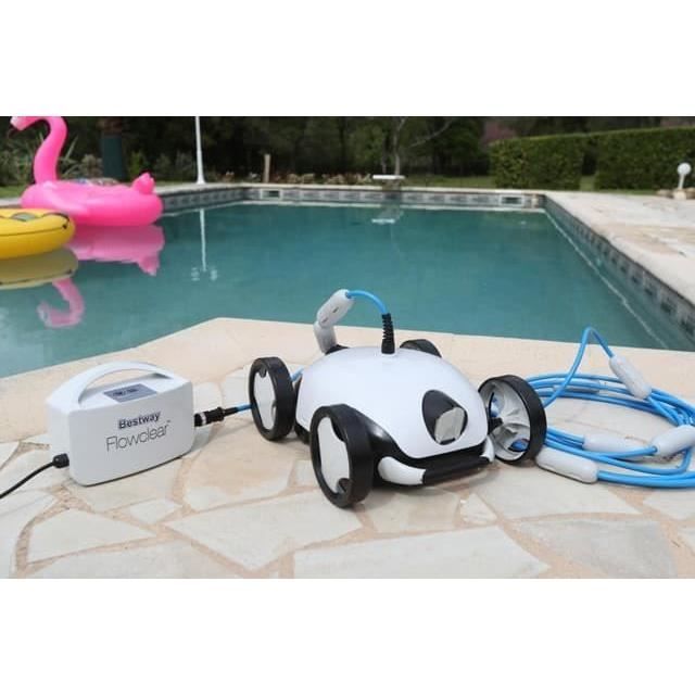 BESTWAY WALLI Zwembadrobot – Compacte Kracht voor Vlakke Bodems