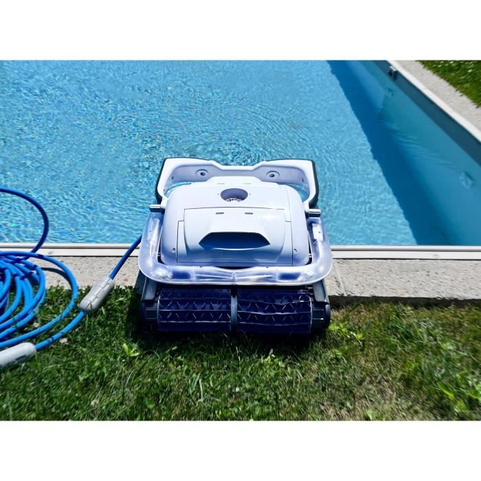 BESTWAY Presto LED Zwembadreinigingsrobot – Slim & Feestelijk Sodaatje voor Jouw Watersfeertje
