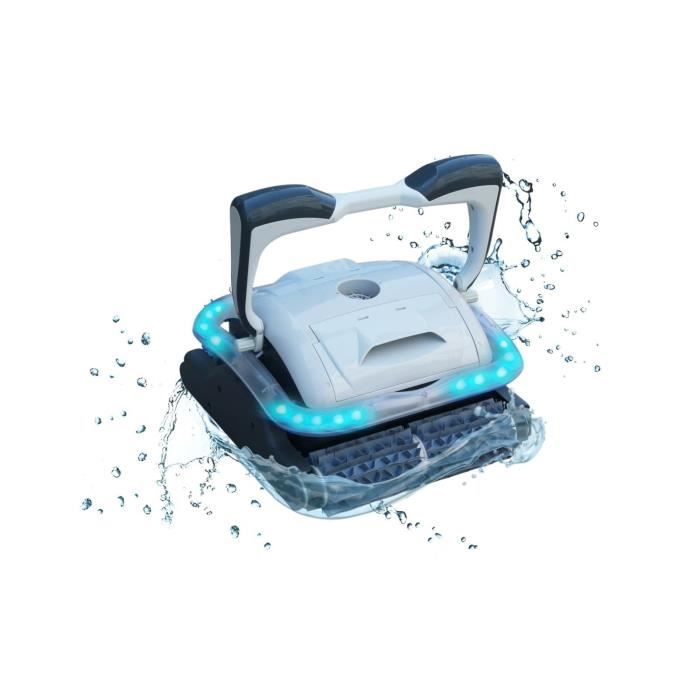 BESTWAY Presto LED Zwembadreinigingsrobot – Slim & Feestelijk Sodaatje voor Jouw Watersfeertje