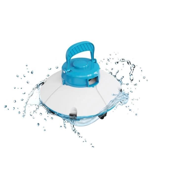 BESTWAY Frisbee Robotstofzuiger – Slimme Reiniging voor Zwembaden met Vlakke Bodem