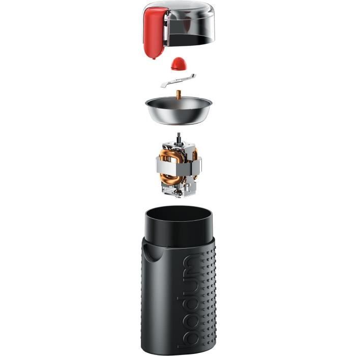 BODUM Bistro Elektrische Koffiemolen – Krachtige maling in matzwart design met 150 W vermogen