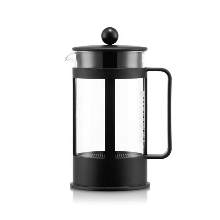 BODUM Kenia French Press – Ambachtelijke Koffiezetter van 1,0 L voor 8 Kopjes
