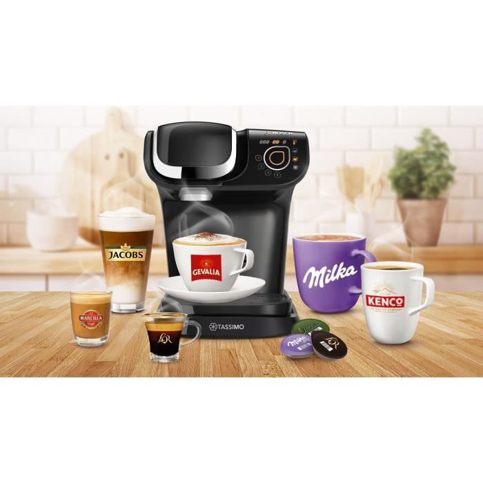 BOSCH TAS6502 Multidrank Koffiemachine – Compact & veelzijdig in stijlvol zwart