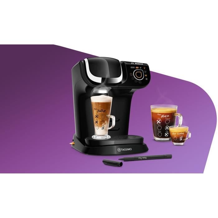 BOSCH TAS6502 Multidrank Koffiemachine – Compact & veelzijdig in stijlvol zwart