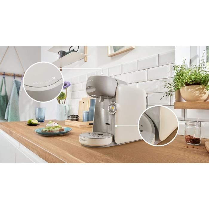 BOSCH TASSIMO T16 Finesse – Multidrink Koffiemachine in stijlvol Vanille, 1400 W
