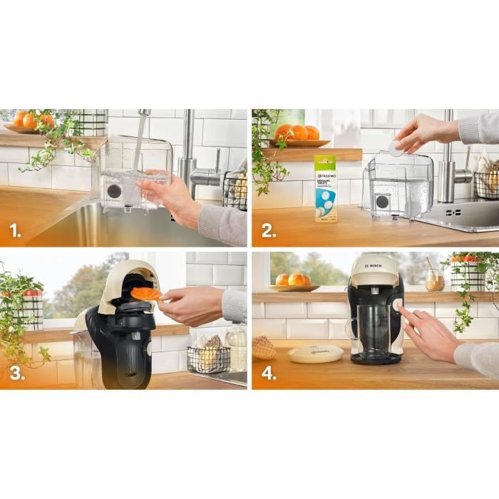BOSCH TASSIMO T11 Style Vanille Multidrink Koffiemachine – Stijlvol gemak in zachte vanille, 1400 W