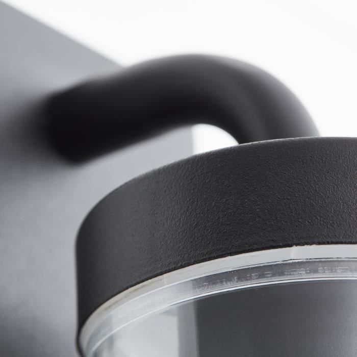 BRILLIANT Aosta Plafondlamp – Mat Zwarte Buitenlamp met E27 Fitting