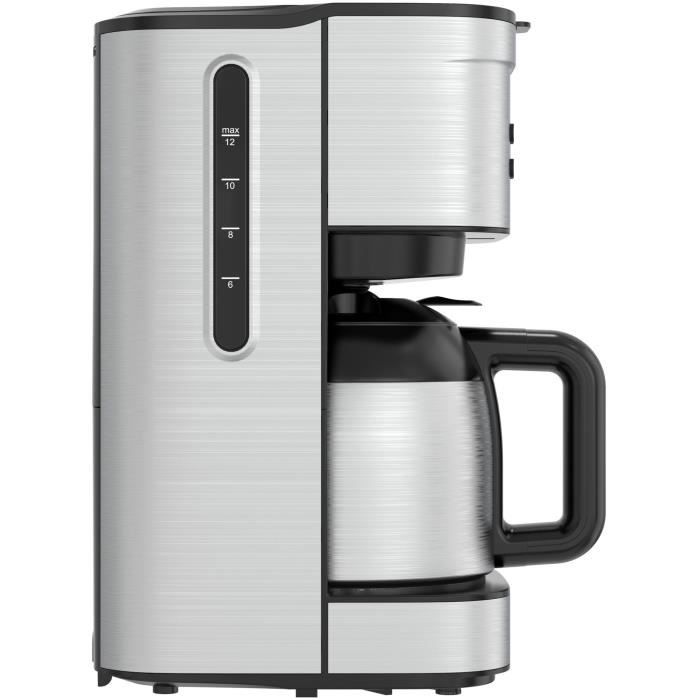CONTINENTAL EDISON CF12TIXTH Filterkoffiezetapparaat – 1,2L Thermische Koffiekan met Stijlvol Design