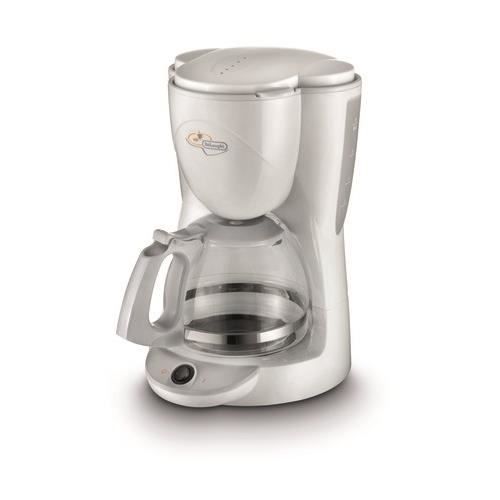 DE’LONGHI ICM2.1 Filterkoffiezetapparaat – Compact en Krachtig, 1,25 L (10 Kopjes), Wit