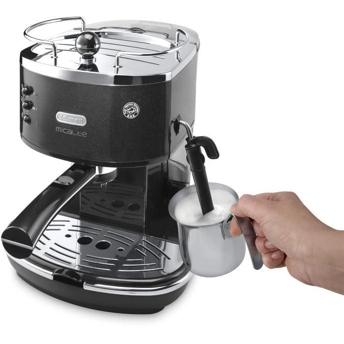 De’LONGHI ECO 311.BK Icona Klassieke Espressomachine – Authentieke espresso in stijlvol zwart