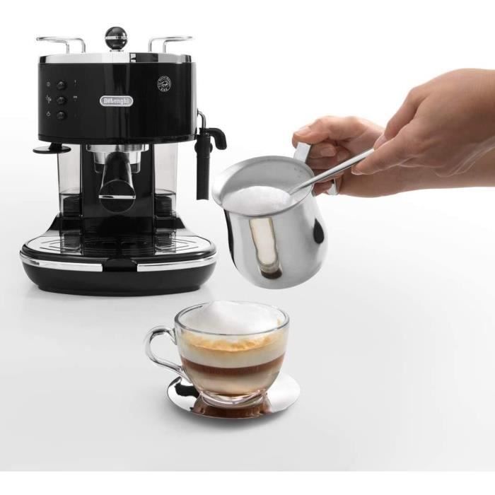 De’LONGHI ECO 311.BK Icona Klassieke Espressomachine – Authentieke espresso in stijlvol zwart