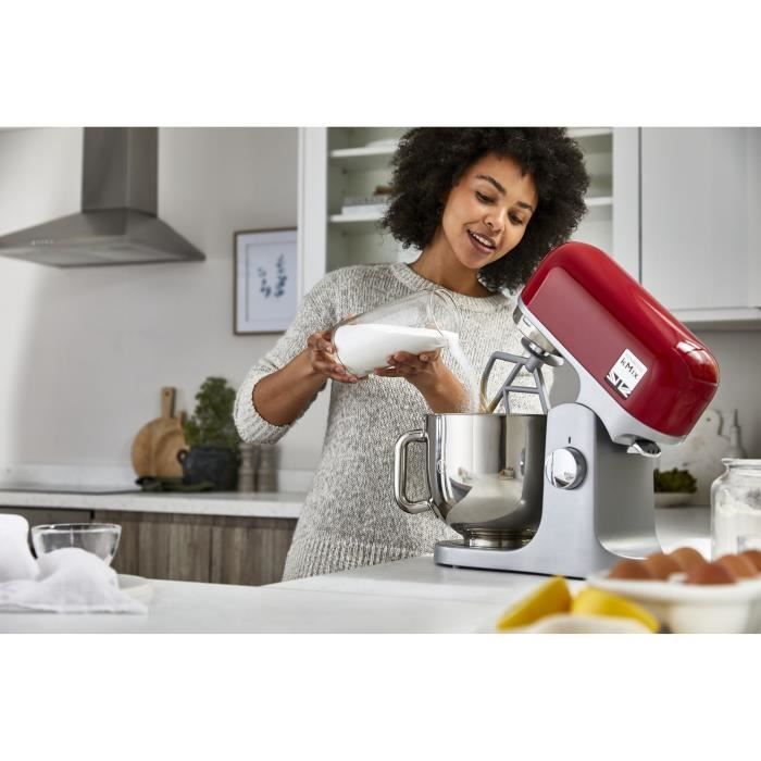 KENWOOD kMix KMX750RD Keukenmachine – 1000W Kracht in Stijlvol Rood