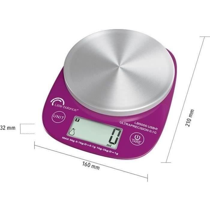 LB 5000 PRO INOX 5.1 – Ultraprecieze culinaire weegschaal met professionele afwerking