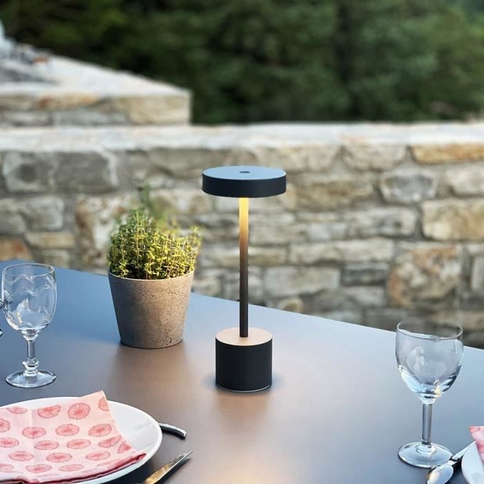 LUMISKY ROBY Snoerloze Tafellamp – Stijlvolle LED-verlichting met Touchbediening (30 cm)