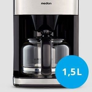 MEDION Digitaal Filterkoffiezetapparaat – Versgemalen Aroma met Eén Druk op de Knop