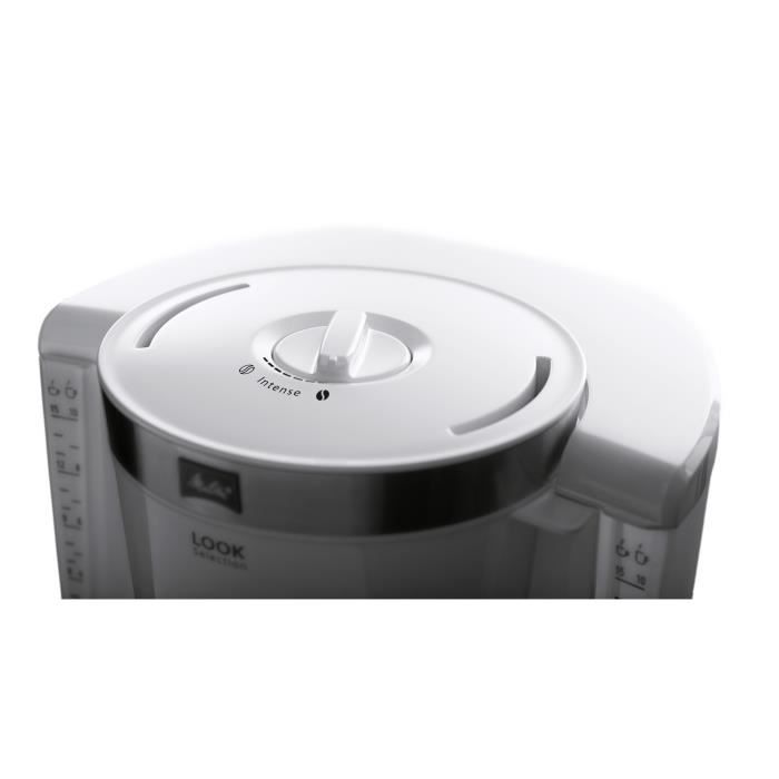 MELITTA Look IV 1011‑01 Cafetière – Tijdloos Wit voor Perfecte Filterkoffie