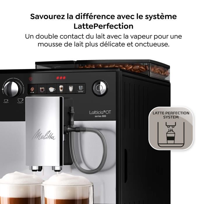 MELITTA Latticia OT F300-101 Koffiemachine – Volautomatisch Genieten met Melkspecialiteiten