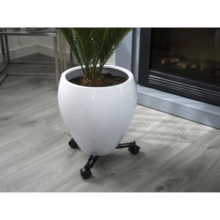 NATURE Plant Stand – Uitschuifbaar en Stijlvol in Zwart Metaal