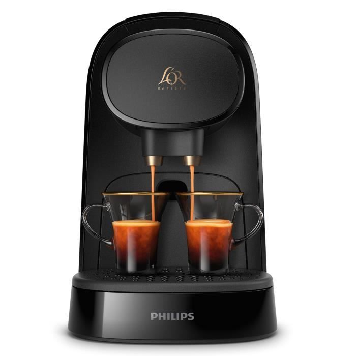 PHILIPS L'Or Barista LM8012/60 Dubbele Espressomachine – Geniet van één of twee kopjes tegelijk in stijlvol Piano Black