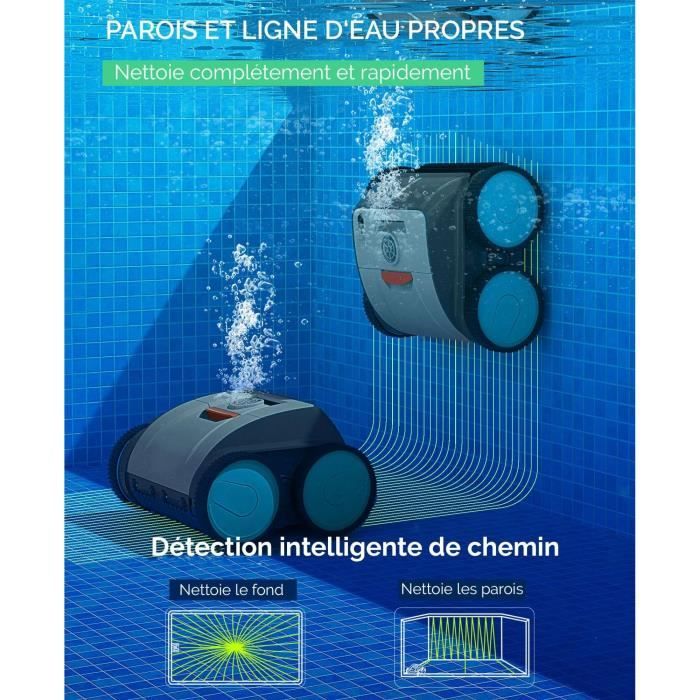 BESTWAY Aquaglide Zwembadrobotstofzuiger – Autonoom & Draadloos voor Vlakke Bodems