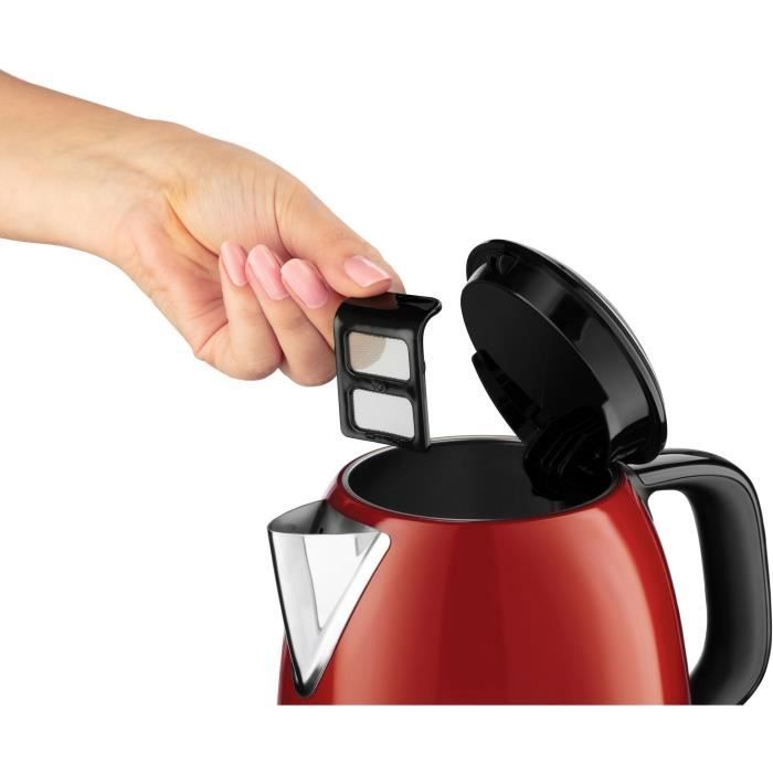 RUSSELL HOBBS 24992-70 Colours Plus – Compacte rode waterkoker met stijl en snelheid