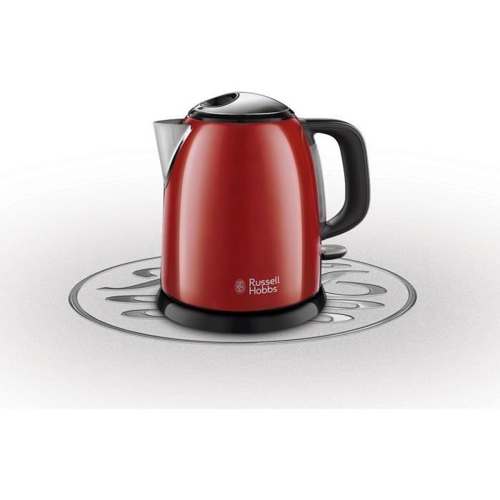 RUSSELL HOBBS 24992-70 Colours Plus – Compacte rode waterkoker met stijl en snelheid