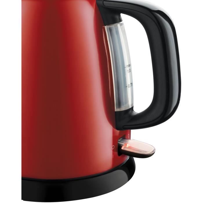 RUSSELL HOBBS 24992-70 Colours Plus – Compacte rode waterkoker met stijl en snelheid