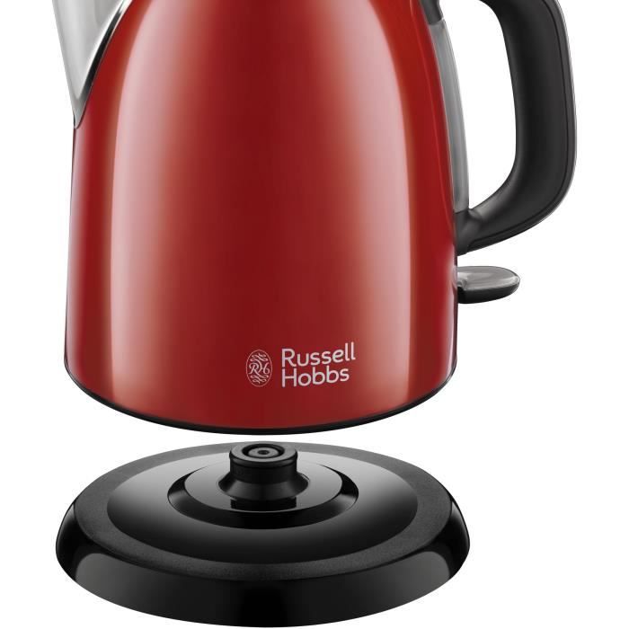 RUSSELL HOBBS 24992-70 Colours Plus – Compacte rode waterkoker met stijl en snelheid