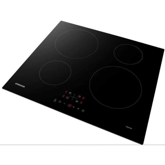 SAMSUNG NZ64M3NM1BB/UR Inductiekookplaat – 4 Zones met 7200W Vermogen en Strak Zwart Glasdesign