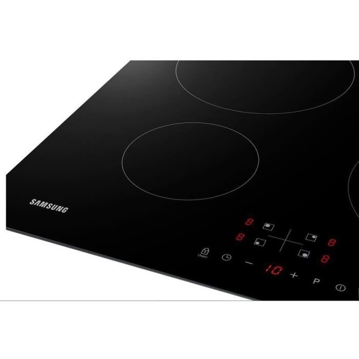 SAMSUNG NZ64M3NM1BB/UR Inductiekookplaat – 4 Zones met 7200W Vermogen en Strak Zwart Glasdesign