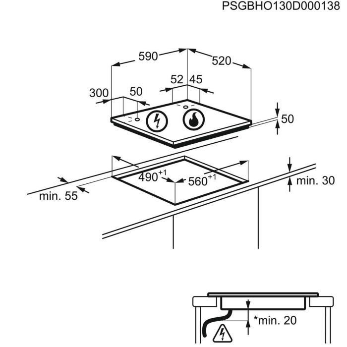 SAMSUNG NZ64M3NM1BB/UR Inductiekookplaat – 4 Zones met 7200W Vermogen en Strak Zwart Glasdesign