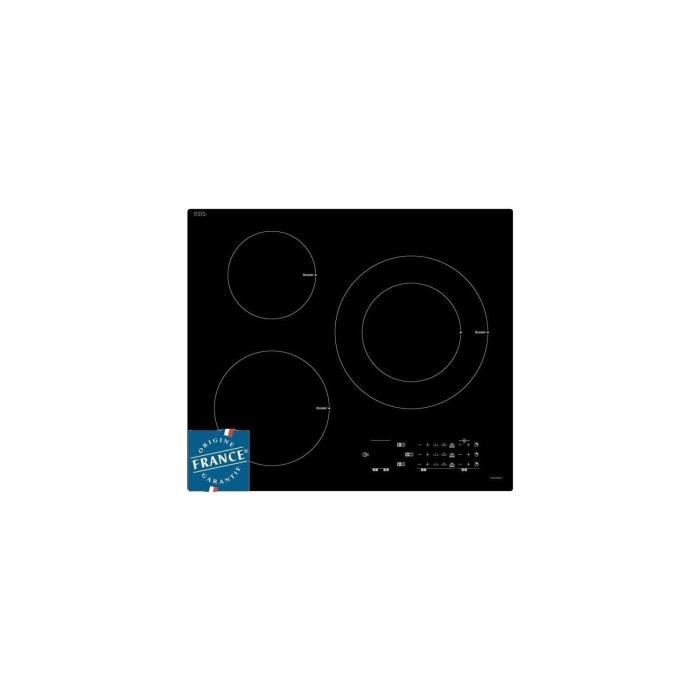 SAUTER SPI5361B Inductiekookplaat – 3 Zones met 7200W Vermogen in Elegant Zwart Glas (60 cm)