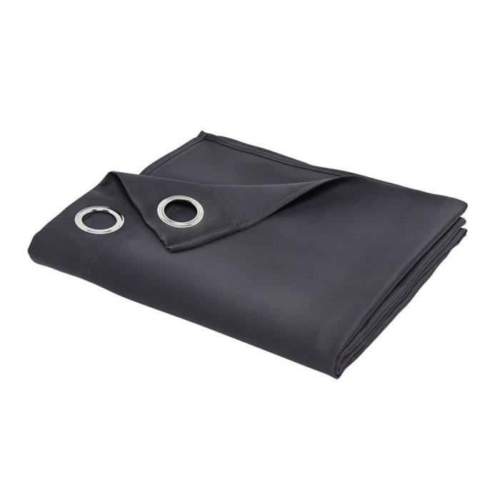 TODAY Essential Uni Thermisch Isolerend Gordijn – 140 x 240 cm – Antraciet voor een knusse en moderne uitstraling