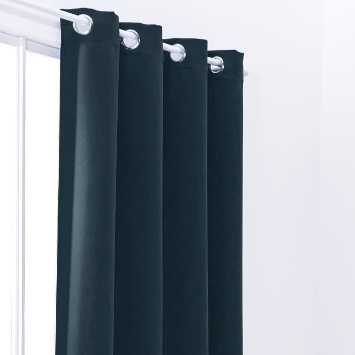 TODAY ESSENTIAL EFFEN VERDUISTEREND GORDIJN 140 × 240 CM – PEACOCK Diepe Kleur, Volledige Rust – Stijlvol Verduisteringsgordijn voor Elke Kamer