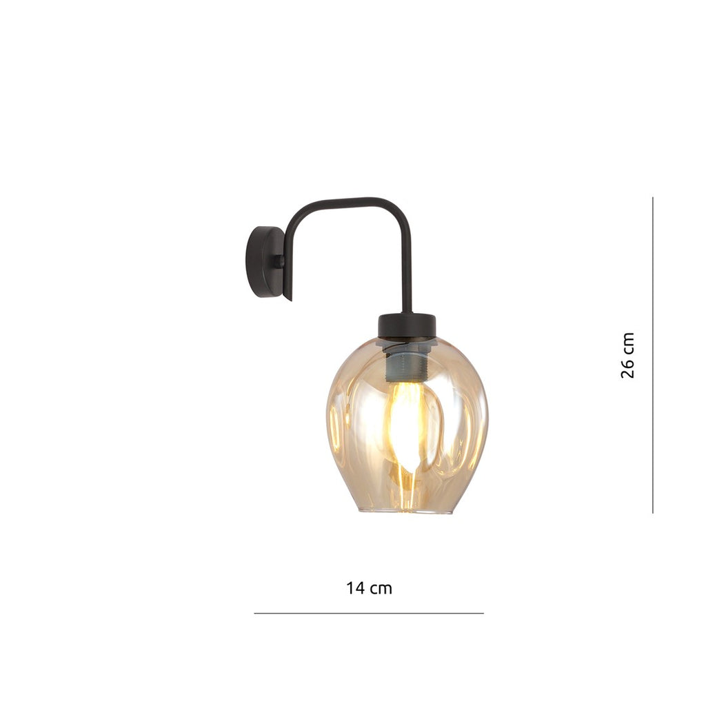 LUKKA Wall Lamp – Elegant Atmosphere with Amber Warmth