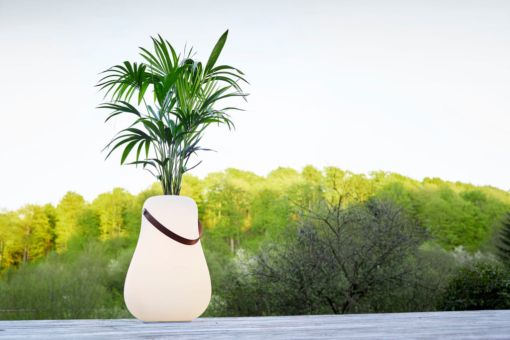 Nordic D’luxx Bloempot – Slimme Sfeerbrenger met Licht & Geluid