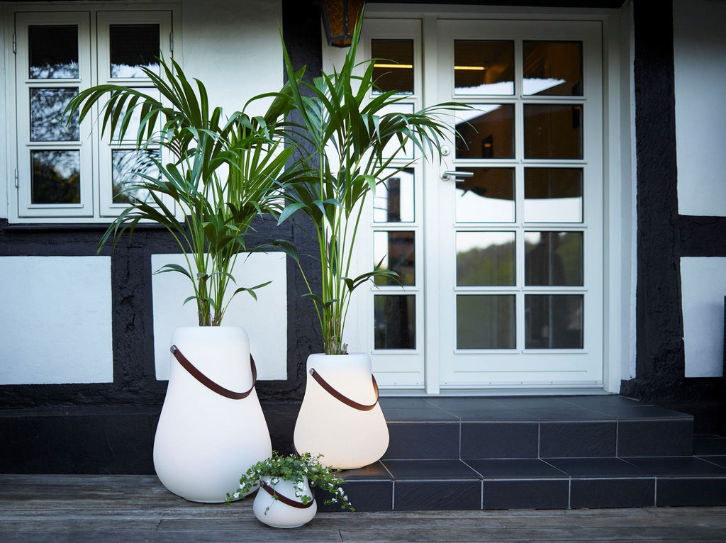 Nordic D’luxx Bloempot – Slimme Sfeerbrenger met Licht & Geluid