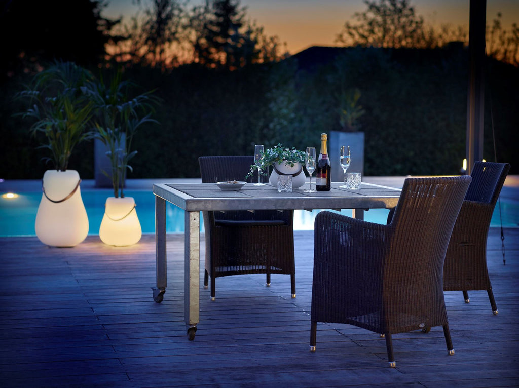 Nordic D’luxx Bloempot – Slimme Sfeerbrenger met Licht & Geluid