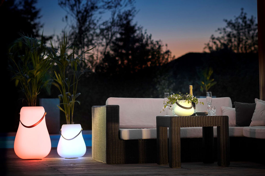 Nordic D’luxx Bloempot – Slimme Sfeerbrenger met Licht & Geluid
